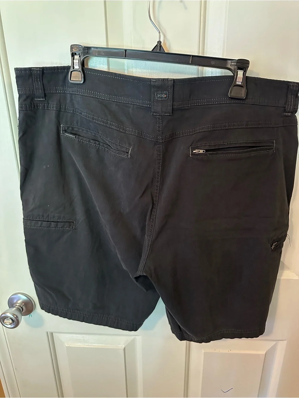 Hawke & Co Black Cargo Shorts with Multiple Pockets